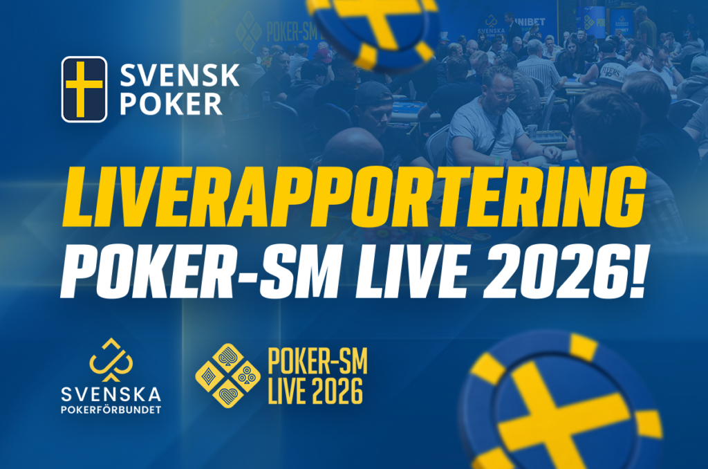 Poker-SM Live 2026 Liverapportering